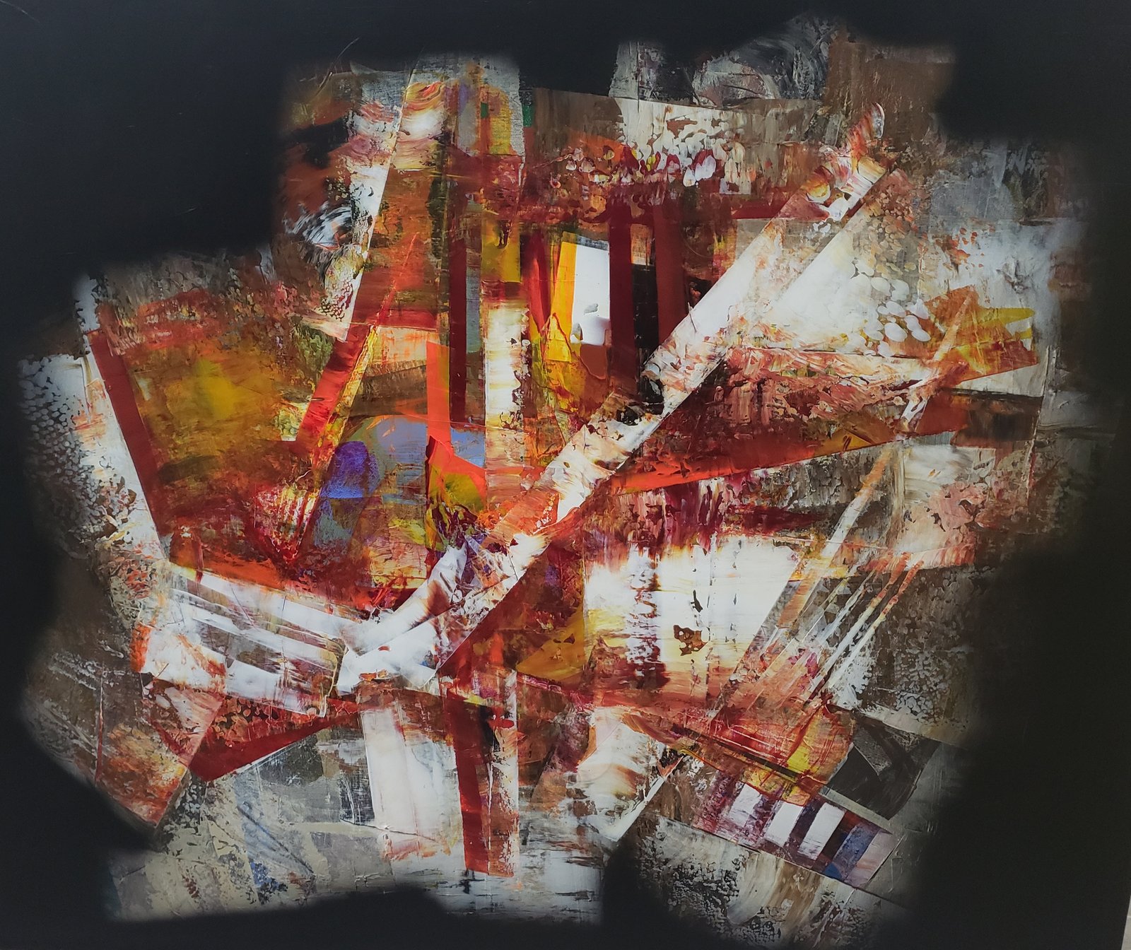 Patricio Bermeo painting