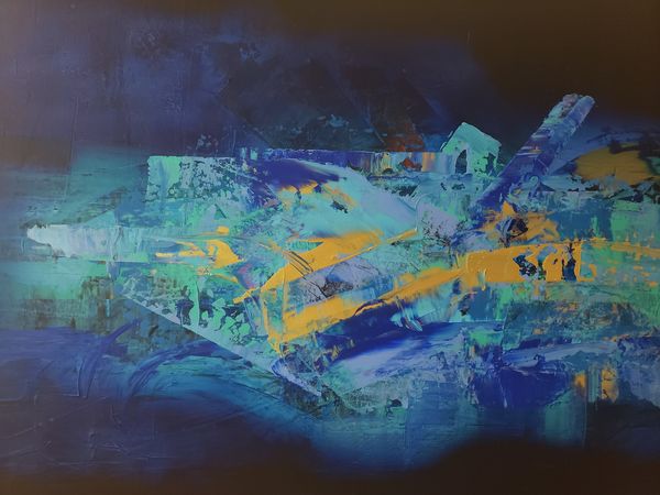 Blue, Turquoise and Gold